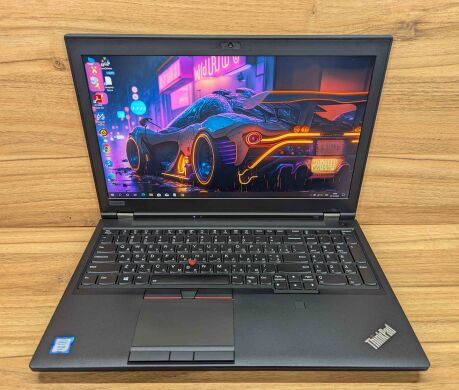 Мобильная рабочая станция Lenovo ThinkPad P52 / 15.6" (1920x1080) IPS / Intel Xeon E-2176M (6 (12) ядер по 2.7 - 4.4 GHz) / 32 GB DDR4 / 512 GB SSD / nVidia Quadro P2000, 4 GB GDDR5, 128-bit / WebCam / Fingerprint / Windows 10