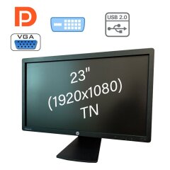 Монітор Б-клас НР E231 / 23" (1920x1080) TN / 1x DP, 1x VGA, 1x DVI, USB-Hub