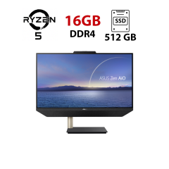 Моноблок Asus Zen AiO F5401WUA / 23.8" (1920x1080) IPS / AMD Ryzen 5 5500U (6 (12) ядер по 2.1 - 4.0 GHz) / 16 GB DDR4 / 512 GB SSD / AMD Radeon RX Vega 7 / WebCam