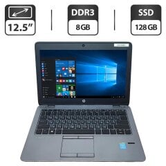Нетбук HP EliteBook 820 G2 / 12.5" (1366x768) TN / Intel Core i5-5200U (2 (4) ядра по 2.2 - 2.7 GHz) / 8 GB DDR3 / 128 GB SSD / Intel HD Graphics 5500 / WebCam