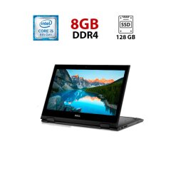 Ноутбук-трансформер Б-класс Dell Latitude 3390 2-in-1 / 13.3" (1920x1080) IPS Touch / Intel Core i5-8350U (4 (8) ядра по 1.7 - 3.6 GHz) / 8 GB DDR4 / 128 GB SSD / Intel UHD Graphics 620 / WebCam / USB 3.1 / HDMI