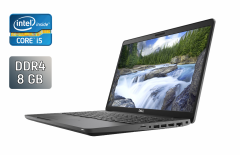 Ноутбук Б-класс Dell Latitude 5500 / 15.6" (1920x1080) IPS / Intel Core i5-8265U (4 (8) ядра по 1.6 - 3.9 GHz) / 8 GB DDR4 / 256 GB SSD / Intel UHD Graphics / WebCam / SIM