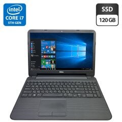 Ноутбук Dell Inspiron 3537 / 15.6" (1366x768) TN / Intel Core i7-4500U (2 (4) ядра по 1.8 - 3.0 GHz) / 8 GB DDR3 / 120 GB SSD / Intel HD Graphics 4400 / WebCam / DVD-ROM