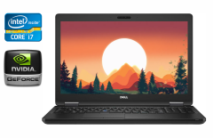 Ноутбук Dell Latitude 5580 / 15.6" (1920x1080) IPS / Intel Core i7-7820HQ (4 (8) ядра по 2.9 - 3.9 GHz) / 16 GB DDR4 / 512 GB SSD / nVidia GeForce 940MX, 2 GB GDDR5, 64-bit / WebCam / HDMI / Windows 10