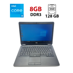 Ноутбук Dell Latitude E7440 / 14" (1920x1080) TN / Intel Core i5-4310U (2 (4) ядра по 2.0 - 3.0 GHz) / 8 GB DDR3 / 128 GB SSD + 500 GB HDD / Intel HD Graphics 4400 / WebCam