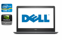 Ноутбук Dell Vostro 5568 / 15.6" (1920x1080) IPS / Intel Core i7-7500U (2 (4) ядра по 2.7 - 3.5 GHz) / 16 GB DDR4 / 256 GB SSD + 1000 GB HDD / nVidia GeForce 940MX, 4 GB GDDR5, 64-bit / WebCam / TouchID / Windows 10