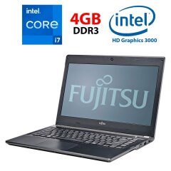 Ноутбук Fujitsu Б-клас LifeBook FGNB225 / 13.3" (1366x768) TN / Intel Core i7-2620M (2 (4) ядра по 2.7 - 3.4 GHz) / 4 GB DDR3 / 500 GB HDD / Intel HD Graphics 3000 / WebCam