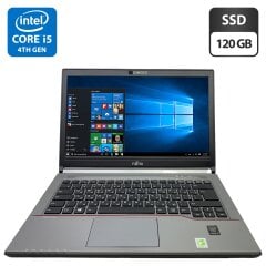 Ноутбук Fujitsu LifeBook E744 / 14" (1366x768) TN / Intel Core i5-4210M (2 (4) ядра по 2.6 - 3.2 GHz) / 8 GB DDR3 / 120 GB SSD / Intel HD Graphics 4600 / WebCam / DVD-ROM
