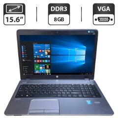 Ноутбук HP ProBook 450 G1 / 15.6" (1366x768) TN / Intel Core i5-4200M (2 (4) ядра по 2.5 - 3.1 GHz) / 8 GB DDR3 / 500 GB HDD / Intel HD Graphics 4600 / WebCam