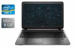 Ноутбук HP ProBook 450 G2 / 15.6" (1366x768) TN / Intel Core i7-4510U (2 (4) ядра по 2.0 - 3.1 GHz) / 8 GB DDR3 / 240 GB SSD / Intel HD Graphics 4400 / WebCam / Fingerprint / Windows 10