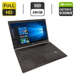 Ноутбук HP ProBook 470 G5 / 17.3" (1920x1080) IPS / Intel Core i5-8250U (4 (8) ядра по 1.6 - 3.4 GHz) / 16 GB DDR4 / 240 GB SSD / nVidia GeForce 930MX, 2 GB GDDR3, 64-bit / WebCam