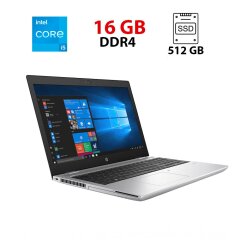 Ноутбук HP ProBook 650 G4 / 15.6" (1920x1080) TN / Intel Core i5-8250U (4 (8) ядра по 1.6 - 3.4 GHz) / 16 GB DDR4 / 512 GB SSD / Intel HD Graphics 620 / WebCam