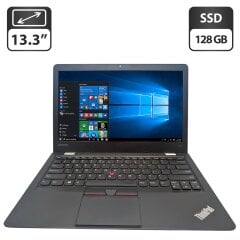 Ноутбук Lenovo ThinkPad 13 / 13.3" (1366x768) TN / Intel Core i3-6100U (2 (4) ядра по 2.3 GHz) / 8 GB DDR4 / 128 GB SSD / Intel HD Graphics 520 / WebCam