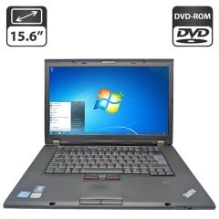 Ноутбук Lenovo ThinkPad T520 / 15.6" (1600x900) TN / Intel Core i5-2450M (2 (4) ядра по 2.5 - 3.1 GHz) / 6 GB DDR3 / 500 GB HDD / nVidia NVS 4200M, 1 GB GDDR3, 64-bit / WebCam / DVD-ROM