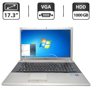 Ноутбук Samsung RV720 / 17.3" (1600x900) TN / Intel Core i5-2410M (2 (4) ядра по 2.3 - 2.9 GHz) / 6 GB DDR3 / 1000 GB HDD / Intel HD Graphics 3000 / WebCam Ноутбук Samsung RV720 / 17.3" (1600x900) TN / Intel Core i5-2410M (2 (4) ядра по 2.3 - 2.9 GHz) / 6 GB DDR3 / 1000 GB HDD / Intel HD Graphics 3000 / WebCam