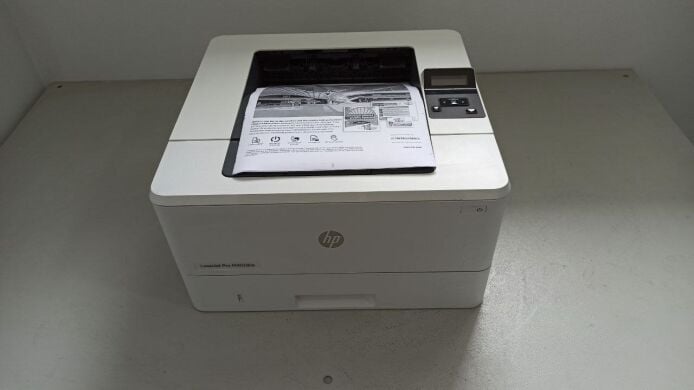 Принтер HP LaserJet Pro M402dne / Лазерная монохромная печать / 1200x1200 dpi / A4 / 38 стр/мин / USB 2.0, Ethernet / Дуплекс + Кабель питания