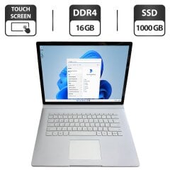 Ультрабук-трансформер Microsoft Surface Book 2 / 15" (3240x2160) IPS Touch / Intel Core i7-8650U (4 (8) ядра по 1.9 - 4.2 GHz) / 16 GB DDR4 / 1000 GB SSD / nVidia GeForce GTX 1060, 6 GB GDDR5, 192-bit / WebCam