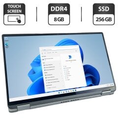 Ультрабук Б-класс Dell Latitude 7400 2-in-1 / 14" (1920x1080) IPS Touch / Intel Core i5-8265U (4 (8) ядра по 1.6 - 3.9 GHz) / 8 GB DDR4 / 256 GB SSD / Intel UHD Graphics / WebCam / HDMI
