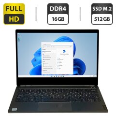 Ультрабук Б-клас Lenovo ThinkBook 13s-IWL / 13.3" (1920x1080) IPS / Intel Core i7-8565U (4 (8) ядра по 1.8 - 4.6 GHz) / 16 GB DDR4 / 512 GB SSD M.2 / Intel UHD Graphics / WebCam