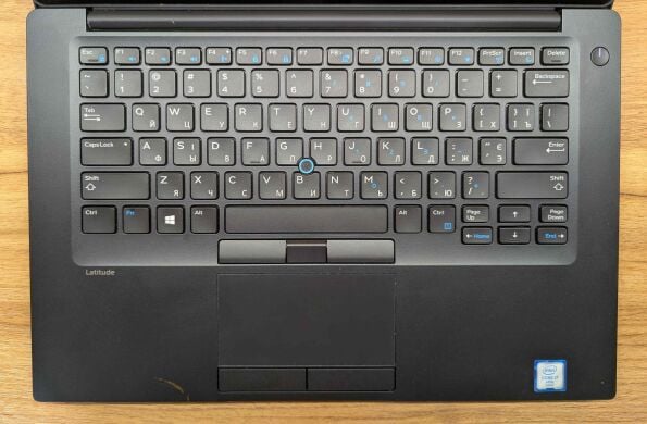 Ультрабук Dell Latitude 7480 / 14" (2560x1440) IPS Touch / Intel Core i7-6600U (2 (4) ядра по 2.6 - 3.4 GHz) / 8 GB DDR4 / 256 GB SSD / Intel HD Graphics 520 / WebCam / Windows 10