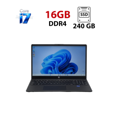 Ультрабук HP 15t-fd000 / 15.6" (1366x768) TN / Intel Core i7-1355U (10 (12) ядер по 3.7 - 5.0 GHz) / 16 GB DDR4 / 240 GB SSD / Intel UHD Graphics / WebCam