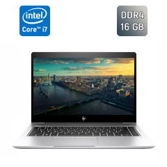 Ультрабук HP EliteBook 840 G6 / 14" (1920x1080) IPS / Intel Core i7-8565U (4 (8) ядра по 1.8 - 4.6 GHz) / 16 GB DDR4 / 512 GB SSD / Intel UHD Graphics / TouchID / WebCam / Windows 10