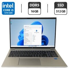 Ультрабук HP EliteBook 860 G10 / 16" (1920x1200) IPS / Intel Core i5-1335U (10 (12) ядер по 3.4 - 4.6 GHz) / 16 GB DDR5 / 512 GB SSD M.2 / Intel Iris Xe Graphics / WebCam / Fingerprint