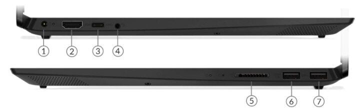Ультрабук Lenovo ideaPad S340-15IIL / 15.6" (1920x1080) TN LED / Intel Core i5-1035G1 (4 (8) ядра по 1.0 - 3.6 GHz) / 8 GB DDR4 / 512 GB SSD / WebCam / USB 3.0 / HDMI