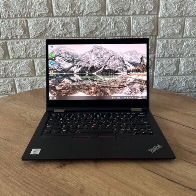 Ультрабук-трансформер Lenovo ThinkPad X13 Yoga G1 / 13.3" (1920x1080) IPS Touch / Intel Core i7-10610U (4 (8) ядра по 1.8 - 4.9 GHz) / 16 GB DDR4 / 512 GB SSD / Intel UHD Graphics 620 / WebCam