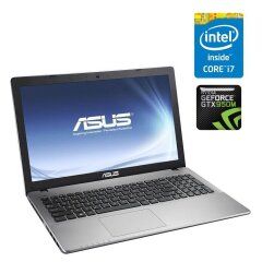 Ігровий ноутбук Б-клас Asus X550VX / 15.6" (1366x768) TN / Intel Core i7-7700HQ (4 (8) ядра по 2.8 - 3.8 GHz) / 24 GB DDR4 / 500 GB SSD M.2 / nVidia GeForce GTX 950M, 2 GB GDDR5, 128-bit / WebCam / HDMI / Win 10 Home