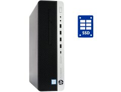 ПК Б-класс HP EliteDesk 800 G3 SFF / Intel Core i3-6100 (2 (4) ядра по 3.7 GHz) / 4 GB DDR4 / 240 GB SSD / Intel HD Graphics 530