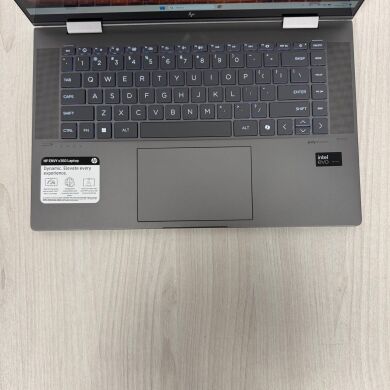 Ультрабук-трансформер HP Envy x360 15-fe1073cl / 15.6" (1920x1080) IPS Touch / Intel Core Ultra 7 155U (12 (14) ядер по 1.7 - 4.8 GHz) / 32 GB DDR5 / 1000 GB SSD NVMe / Intel Graphics / WebCam