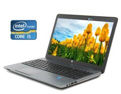 Ноутбук HP ProBook 450 G1 / 15.6" (1366x768) TN / Intel Core i5-4200M (2 (4) ядра по 2.5 - 3.1 GHz) / 8 GB DDR3 / 256 GB SSD / Intel HD Graphics 4600 / WebCam / DVD-ROM / Win 10 Pro
