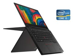 Ультрабук-трансформер Б-класс Lenovo ThinkPad X1 Yoga 3rd / 14" (1920x1080) IPS Touch / Intel Core i5-8350U (4 (8) ядра по 1.7 - 3.6 GHz) / 16 GB DDR3 / 256 GB SSD / Intel UHD Graphics 620 / WebCam / Windows 10