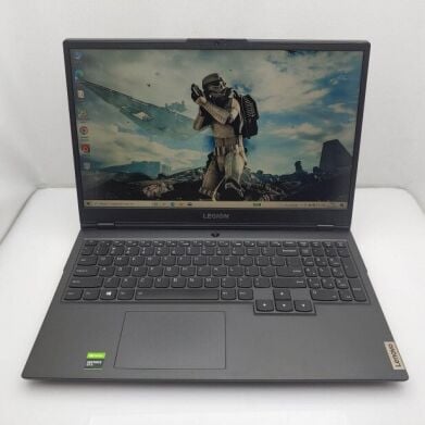 Игровой ноутбук Б-класс Lenovo Legion 5-15ARH05 / 15.6" (1920x1080) IPS / AMD Ryzen 7 4800H (8 (16) ядер по 2.9 - 4.2 GHz) / 8 GB DDR4 / 250 GB SSD + 1000 GB HDD / nVidia GeForce GTX 1650, 4 GB GDDR5 128-bit / WebCam / Win 10 Home