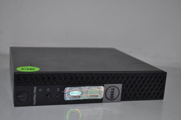 Неттоп Б-класс Dell OptiPlex 7040 USFF / Intel Core i5-6500T (4 ядра по 2.5 - 3.1 GHz) / 8 GB DDR4 / 128 GB SSD / Intel HD Graphics 530 / Windows 11 Pro / Блок питания