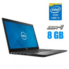 Ноутбук Б-клас Dell Latitude 7490 / 14" (1920x1080) IPS / Intel Core i5-8250U (4 (8) ядра по 1.6 - 3.4 GHz) / 8 GB DDR4 / 256 GB SSD / Intel UHD Graphics 620 / WebCam / Windows 10 Pro