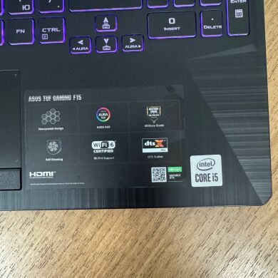 Игровой ноутбук Asus TUF Gaming F15 FX506LHB / 15.6" (1920x1080) IPS / Intel Core i5-10300H (4 (8) ядра по 2.5 - 4.5 GHz) / 16 GB DDR4 / 512 GB SSD NVMe / nVidia GeForce GTX 1650, 4 GB GDDR6, 128-bit / WebCam