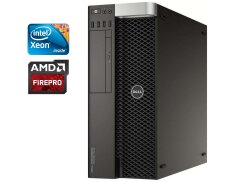 Рабочая станция Dell Precision 5810 Workstation Tower / Intel Xeon E5-1620 v3 (4 (8) ядра по 3.5 - 3.6 GHz) / 8 GB DDR4 / 256 GB SSD / AMD FirePro W2100, 2 GB DDR3, 128-bit / DVD-ROM