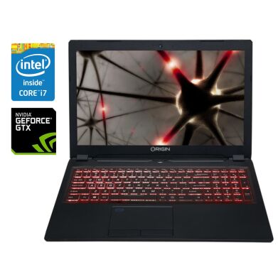 Игровой ноутбук Origin Evo-15S P950HR-U / 15.6" (3840x2160) IPS / Intel Core i7-7700HQ (4 (8) ядра по 2.8 - 3.8 GHz) / 16 GB DDR4 / 500 GB SSD / nVidia GeForce GTX 1070 Max-Q, 8 GB GDDR5, 256-bit / WebCam