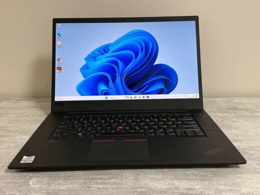 Ігровий ультрабук Б-клас Lenovo ThinkPad X1 Extreme Gen 3 / 15.6" (1920x1080) IPS / Intel Core i7-10850H (6 (12) ядер по 2.7 - 5.1 GHz) / 32 GB DDR4 / 512 GB SSD / nVidia GeForce GTX 1650 Max-Q, 4 GB GDDR6, 128-bit / WebCam / Win 11 Pro