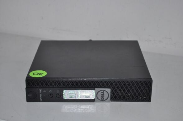 Неттоп Б-класс Dell OptiPlex 7040 USFF / Intel Core i5-6500T (4 ядра по 2.5 - 3.1 GHz) / 8 GB DDR4 / 128 GB SSD / Intel HD Graphics 530 / Windows 11 Pro / Блок питания