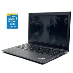 Ноутбук Б-клас Lenovo ThinkPad L580 / 15.6" (1920x1080) IPS / Intel Core i7-8550U (4 (8) ядра по 1.8 - 4.0 GHz) / 8 GB DDR4 / 256 GB SSD / Intel UHD Grphics 620 / WebCam / Win 11 Pro