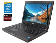 Мобильная рабочая станция Б-класс Dell Precision M4800 / 15.6" (1920x1080) IPS / Intel Core i7-4710MQ (4 (8) ядра по 2.5 - 3.5 GHz) / 8 GB DDR3 / 480 GB SSD / AMD Radeon R9 M200X, 2 GB GDDR5, 128-bit / WebCam / DVD-ROM / Win 10 Pro