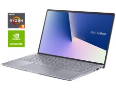 Ультрабук Б-класс Asus ZenBook 14 Q407IQ / 14" (1920x1080) IPS / AMD Ryzen 5 4500U (6 ядер по 2.3 - 4.0 GHz) / 8 GB DDR4 / 256 GB SSD / nVidia GeForce MX350, 2 GB GDDR5, 64-bit / WebCam / Win 11 Home