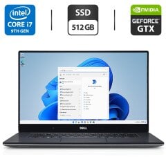Игровой ноутбук Dell XPS 15 7590 / 15.6" (3840x2160) IPS / Intel Core i7-9850H (6 (12) ядер по 2.6 - 4.6 GHz) / 16 GB DDR4 / 512 GB SSD / nVidia GeForce GTX 1650, 4 GB GDDR5, 128-bit / WebCam