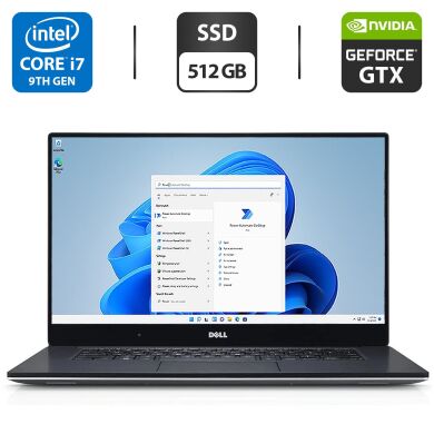 Игровой ноутбук Dell XPS 15 7590 / 15.6" (3840x2160) IPS / Intel Core i7-9850H (6 (12) ядер по 2.6 - 4.6 GHz) / 16 GB DDR4 / 512 GB SSD / nVidia GeForce GTX 1650, 4 GB GDDR5, 128-bit / WebCam