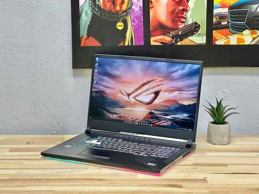 Ігровий ноутбук Asus ROG Strix G17 G712L / 17.3" (1920x1080) IPS / Intel Core i7-10750H (6 (12) ядер по 2.6 - 5.0 GHz) / 16 GB DDR4 / 1000 GB SSD / nVidia GeForce RTX 2070, 8 GB GDDR6, 256-bit / Win 11 Home