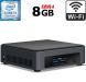 Неттоп Intel NUC NUC7i3DNB USFF / Intel Core i3-7100U (2 (4) ядра по 2.4 GHz) / 8 GB DDR4 / 250 GB SSD / Intel HD Graphics 620 / HDMI / Wi-Fi + Блок живлення купити