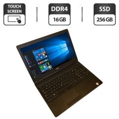 Ноутбук Dell Latitude 5590 / 15.6" (1920x1080) IPS Touch / Intel Core i7-8550U (4 (8) ядра по 1.8 - 4.0 GHz) / 16 GB DDR4 / 256 GB SSD / Intel UHD Graphics 620 / WebCam